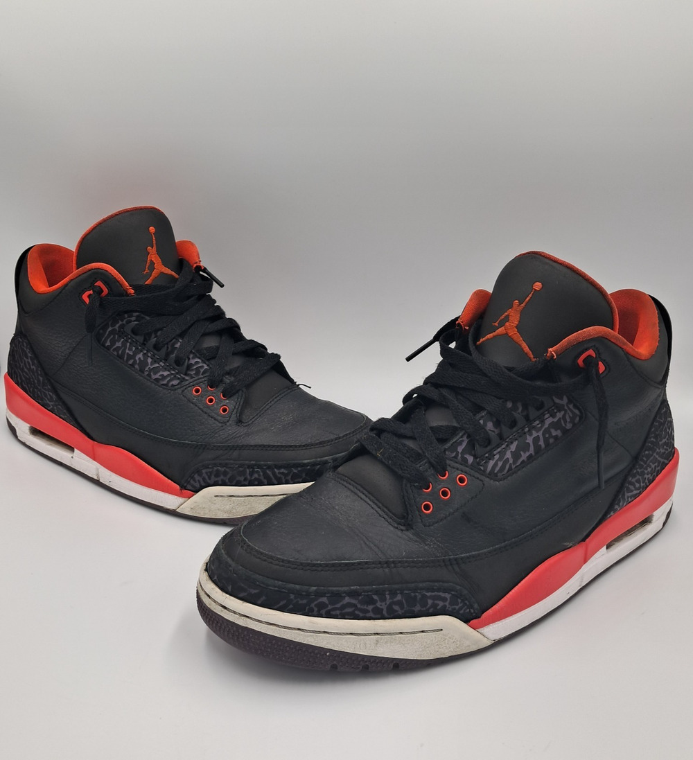 Size 12 - Jordan 3 Retro Crimson - 136064-005 - RETAIL $330